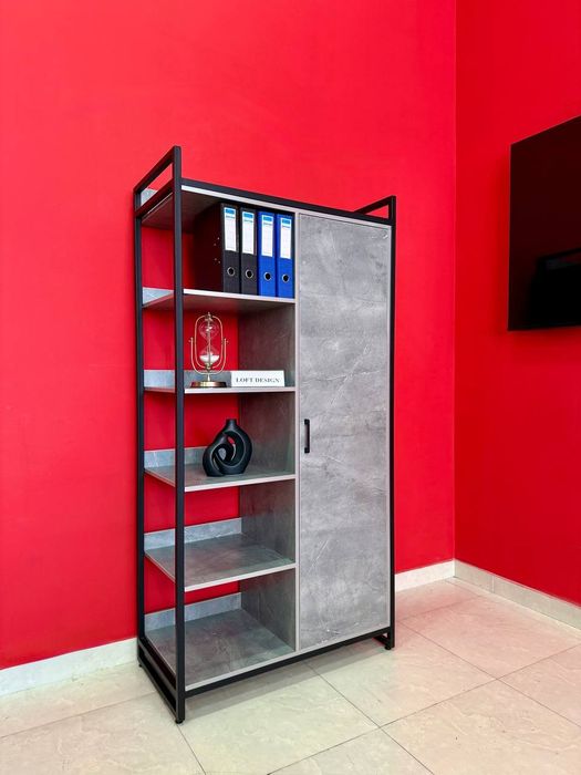 Shkaf, stellaj, mebellar uy va ofis uchun. Samarqand loft mebel