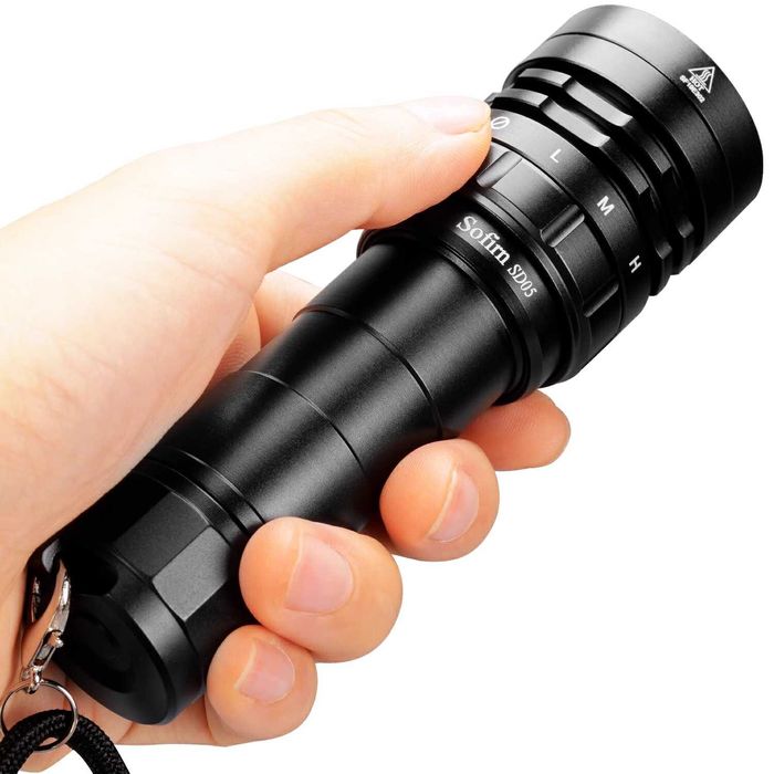 Lanterna subacvatica Sofirn SD05 cu led XHP50.2/ 3000LM