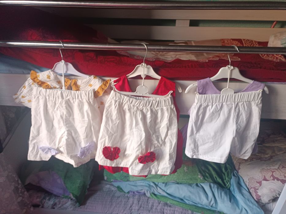 1,yoshdan 2 yoshgacha boʻlgan qizllar kiymillari