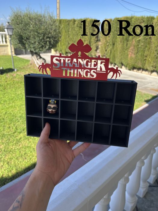 Box / Suport pentru figurine Kinder Joy – Stranger Things (print 3D)