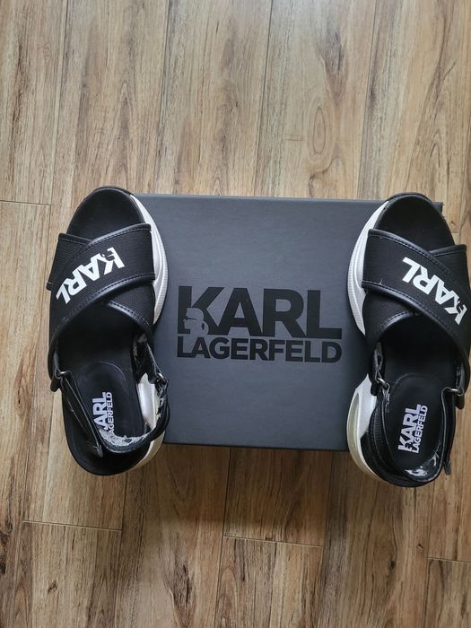 Sandale Ventura Karl Lagerfeld Negre