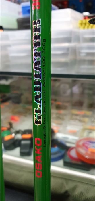 Плътни пръчки за сом OSAKO GLADIATOR 3.00м. 100-300гр.