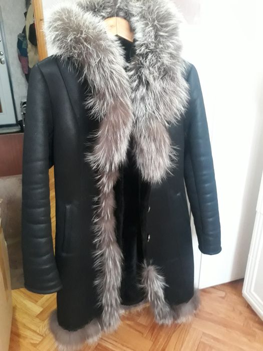 Срочно.Продам дублёнка с чернобуркойм