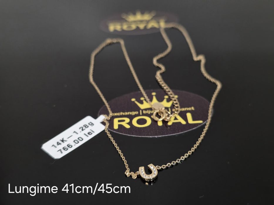 Bijuteria Royal: Lanț aur 14k/1.28 gr
