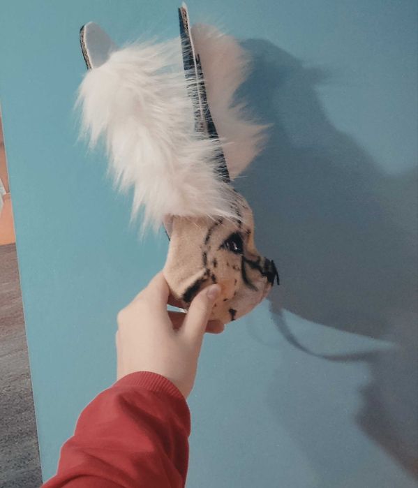 Маска оцелота ручной работы