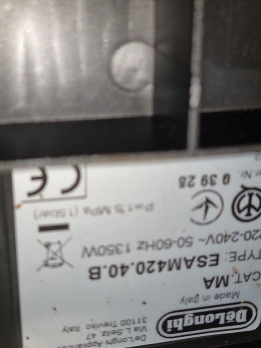 Dezmembrez espresor delonghi esam 420.40.b