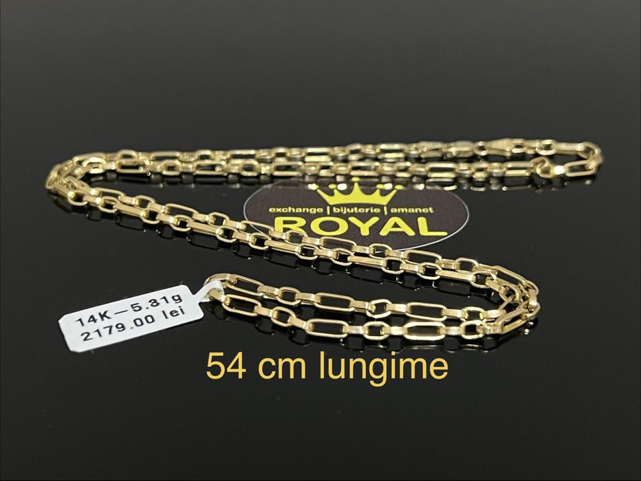 Bijuteria Royal CB : Lant aur 14k 5,31 grame