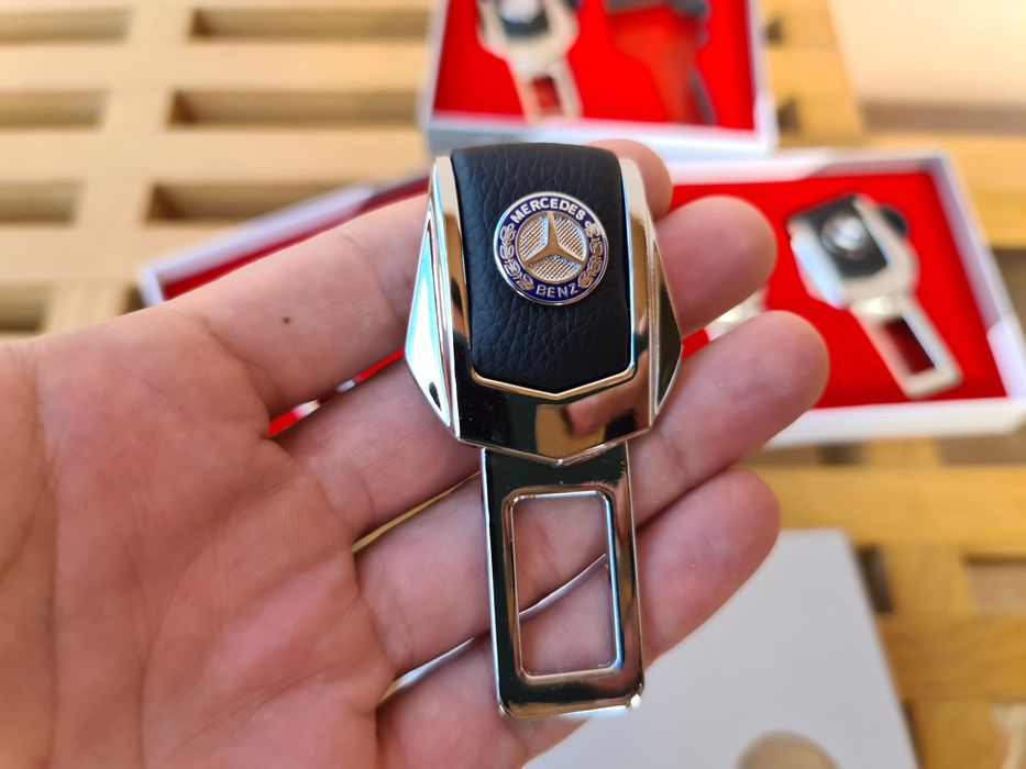 Anulator centura premium cu elemente din piele si logo