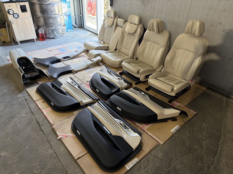 Interior/Scaune Banchete Bmw Seria 7 G11 Masaje/Incalzire/Ventilatie Complet Impecabil