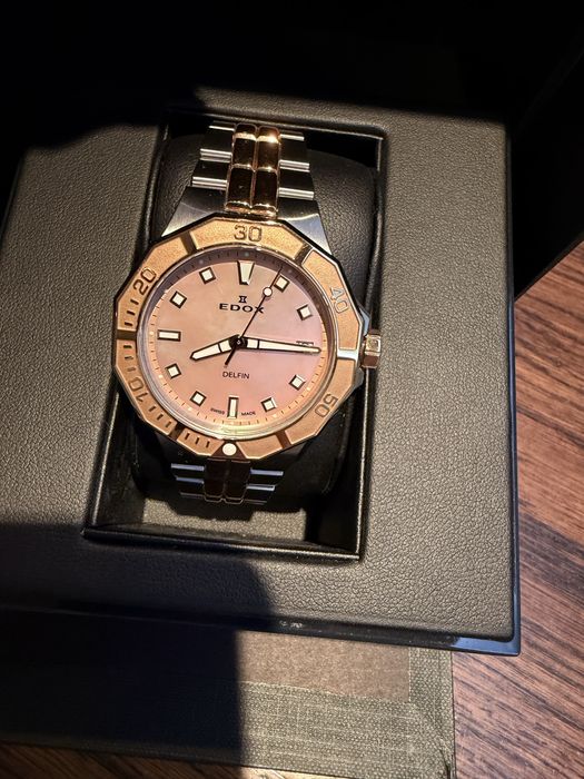 EDOX Delfin Diver Lady Дамски Часовник Швейцарски