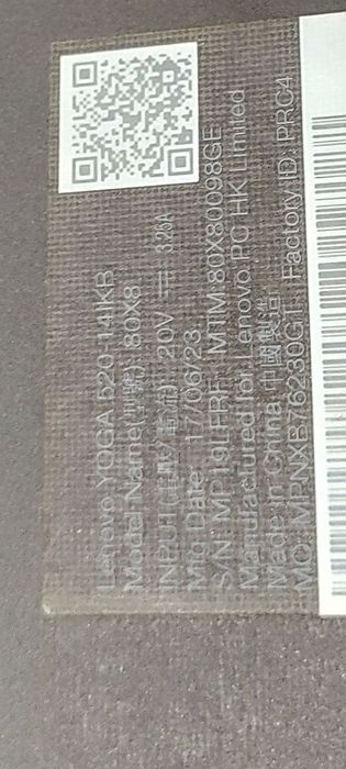 Lenovo yoga 520 14ikb