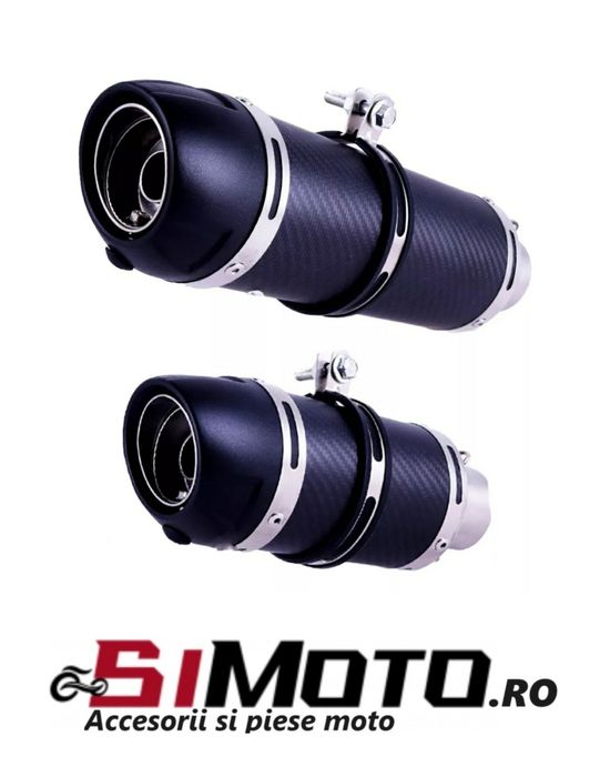 Evacuare moto sport carbon toba eșapament tobe