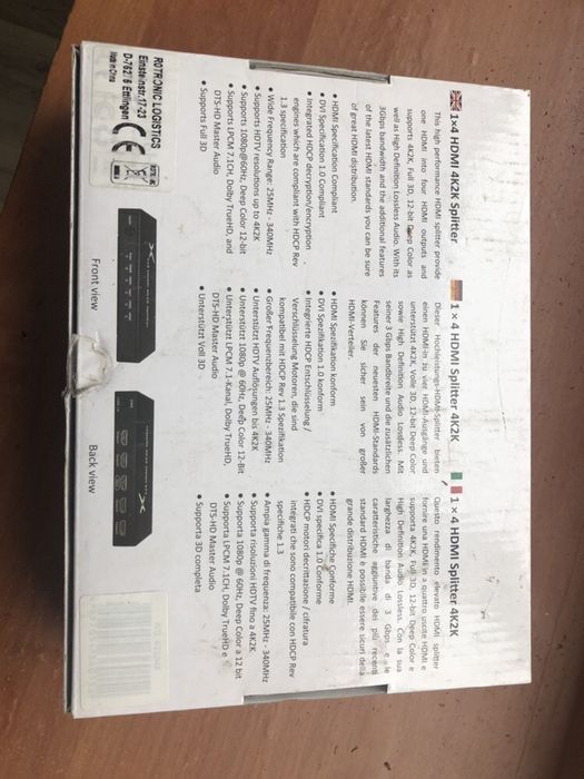 Видео сплитер Roline,преходници