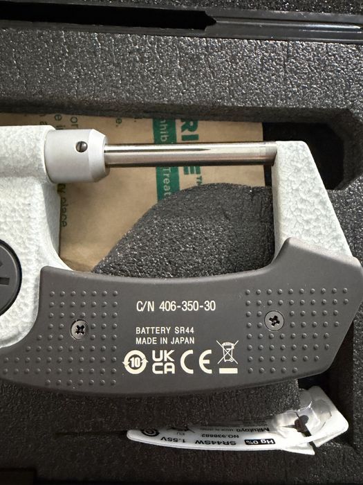 Micrometru digital Mitutoyo 406-350-30 – ca nou, cu cutie
