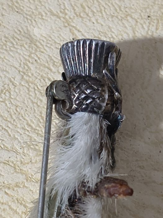 Broșă veche vanatoare