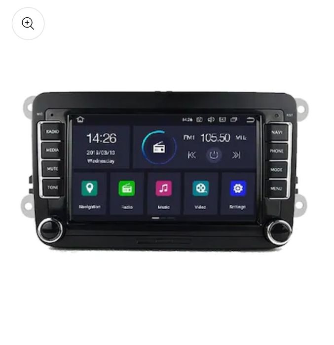 • Мултимедия - навигация Android за автомобил с копчета 4GB RAM за VW