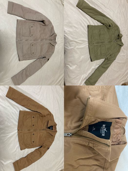 Hollister подплатени къси якета с цип (дамски) - 3 броя нови