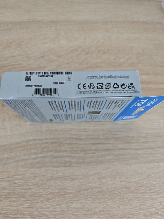 Vand  SSD Crucial T705 Heatsink 2TB