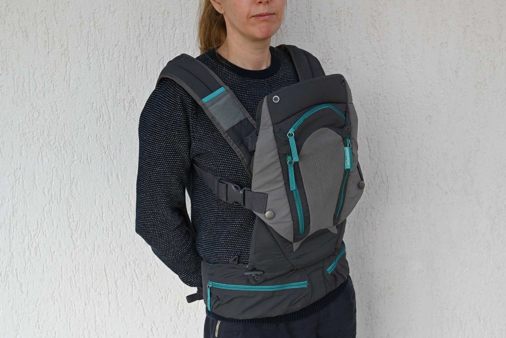 Infantino, marsupiu port-bebe 4in1 cu buzunare