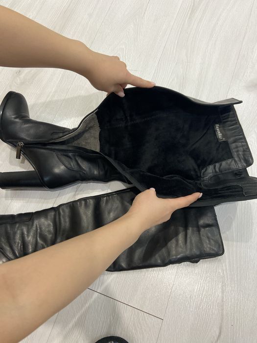 Кожанные зимние сапоги BaseeRat