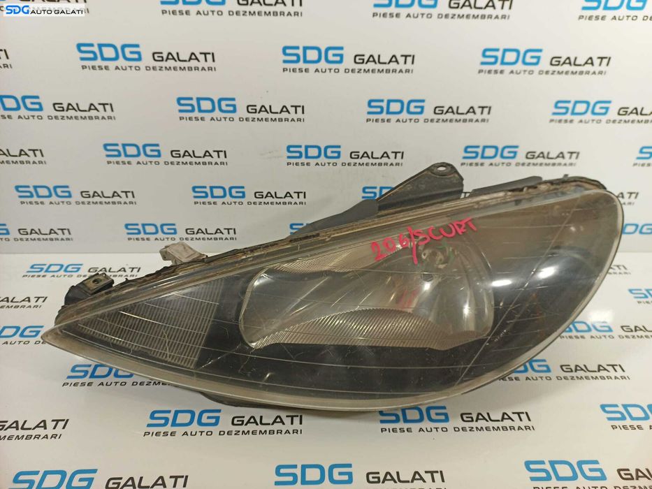 Far Stanga EUROPA Peugeot 206 1998 - 2010 Cod 9640559580 89003132 [L2184]