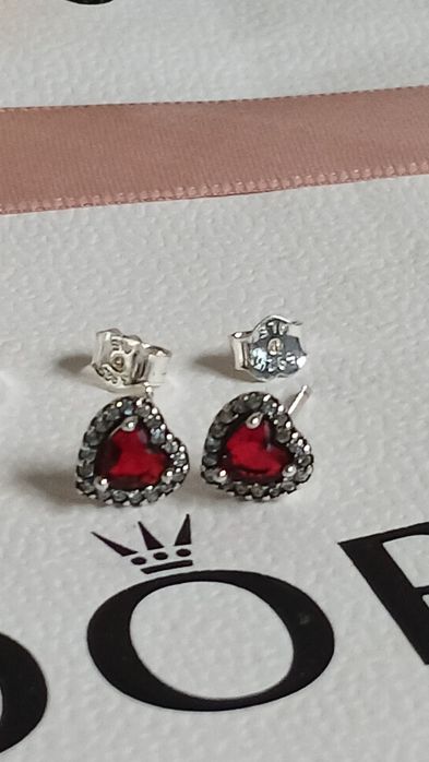 Cercei Noi Pandora Moments Timelles Heart Silver S 925Ale