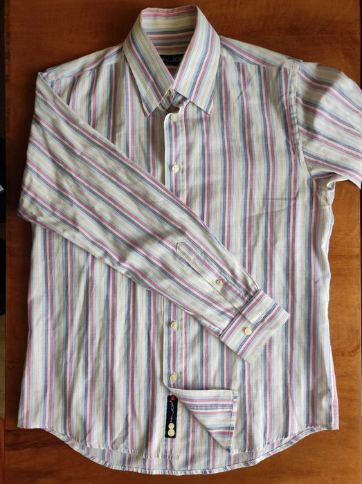 7 camasi H&M/New Yorker/LCW/TC slim fit, mar. 36-38 / S-M, bumbac, noi