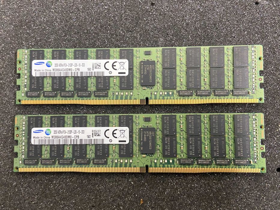2x 32GB 2133MHz LRDIMM ECC RAM памет (64GB)