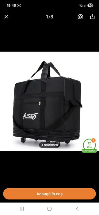 Geanta de voiaj cu roti