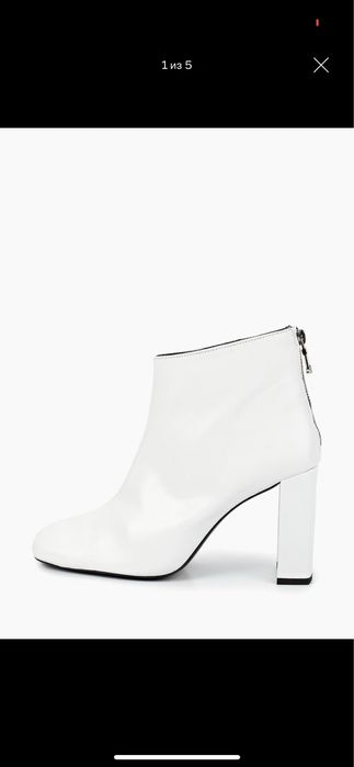 Ботильоны mango, натур.кожа. 38 р-р