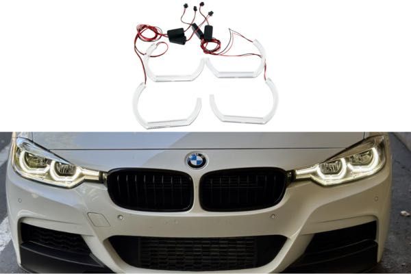 LED Angel Eyes Ангелски Очи U-Design BMW БМВ F30 F31 Преди Фейслифт – Бели НАЛИЧНИ!
