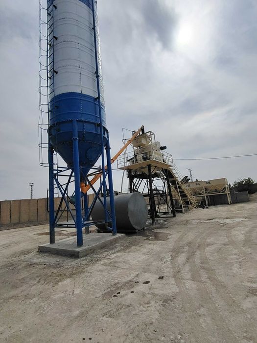 Бетонный завод Модель HZS60 (Китай)