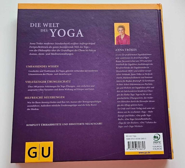 Carte yoga- Anna Trokes- Das grosse yoga-buch