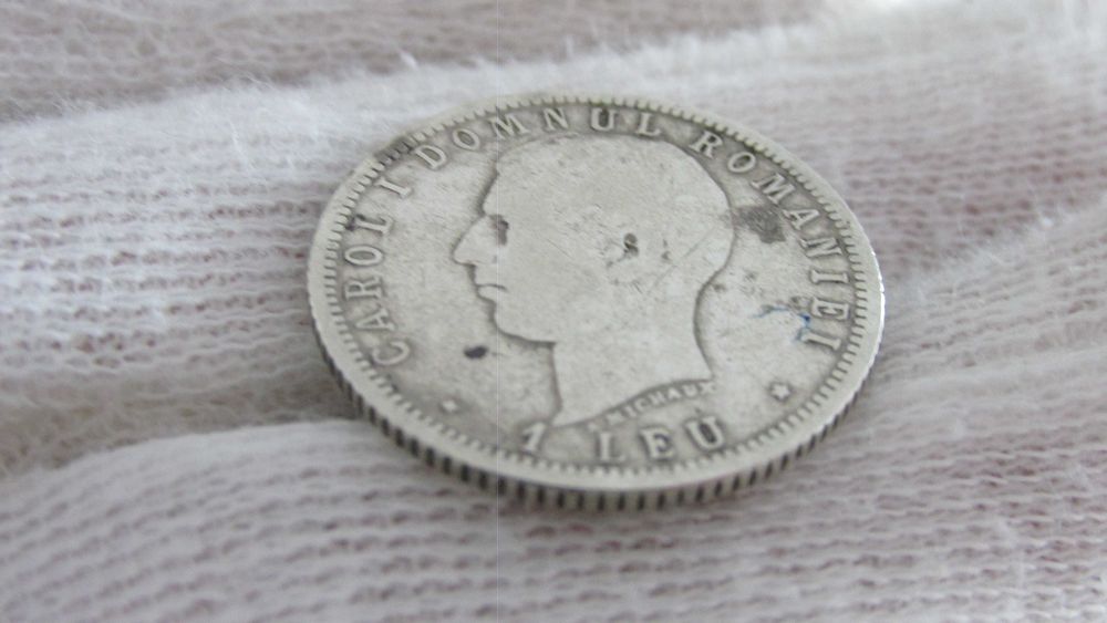 moneda argint 1 Leu 1906