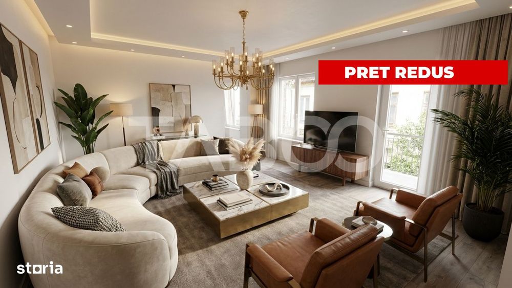 Apartament la CHEIE 3 camere 76 mpu 3 locuri parcare Turnisor Sibiu — fotografia 1
