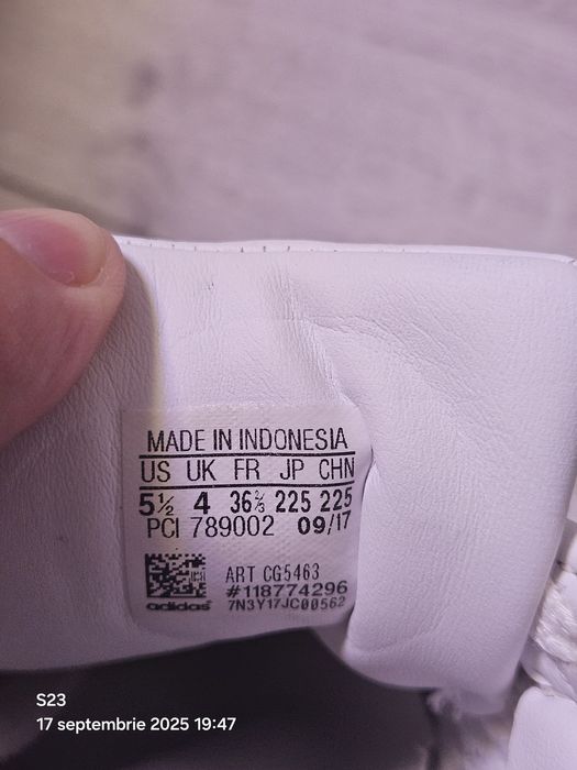 Adidas Superstar Gold mărime 36 cu 2/3