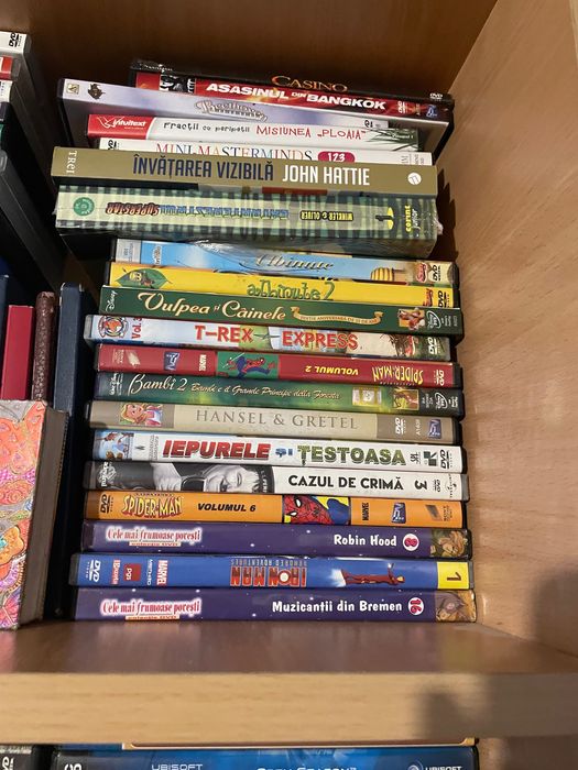 Filme de copii si de actiune originale DVD, 10 lei/per film