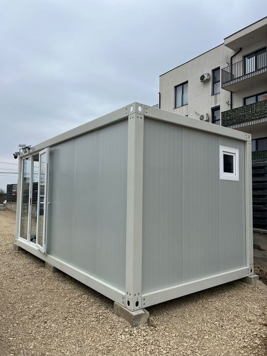 Container modular, birou, organizare santier, cazare muncitori,