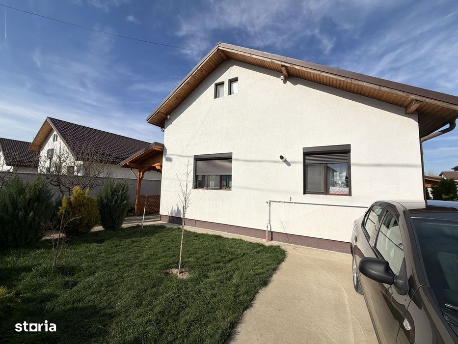 Casa individuala mobilata Teghes Domnesti cu 400mp teren