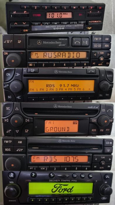 Продажа Магнитола и магнитофон мафон Mercedes Becker Audio 10 Grand pr