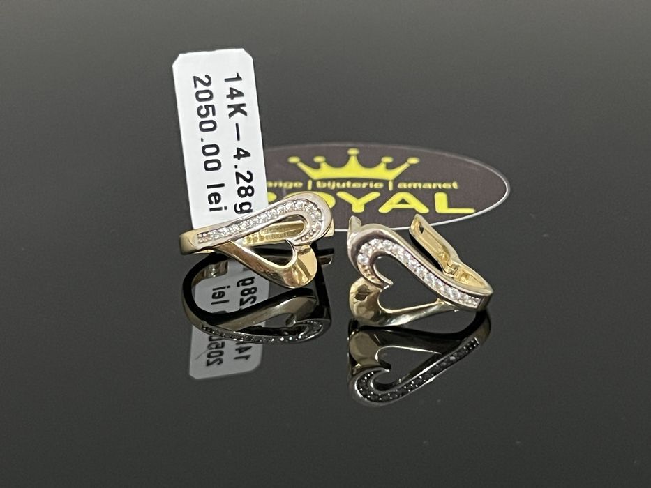 Bijuteria Royal CB : Cercei dama aur 14k 585   4,28 gr
