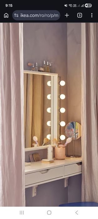 Aplice oglinda machiaj (60 cm)