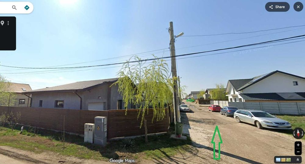 Teren intravilan 410mp (deschidere 19ml) stadionul Berceni intre case