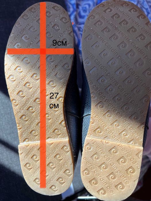 Зимни ботуши от естествена кожа и естествен косъм. Pierre Cardin 38 р.