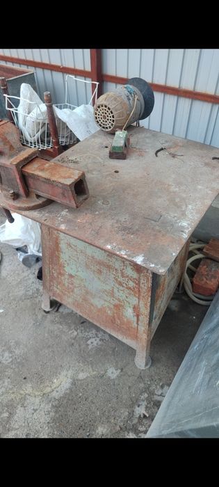 Тиска+матор+темир стол