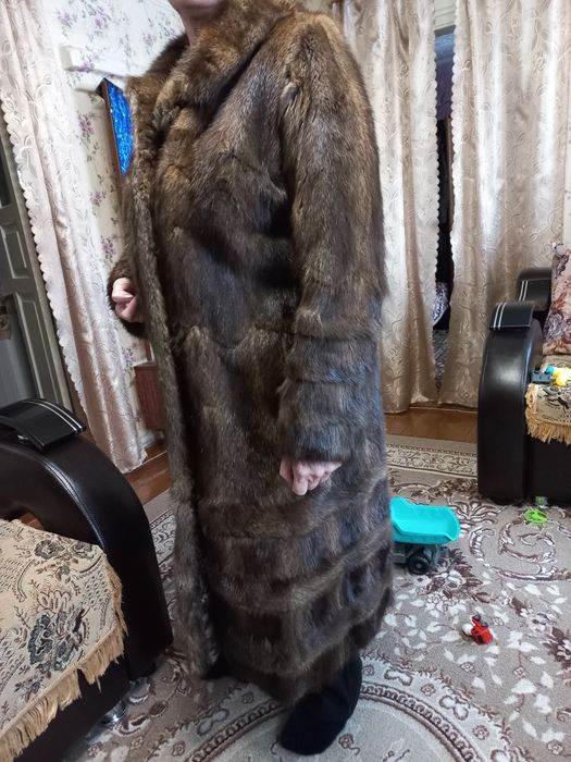 Шуба женская, ондатра