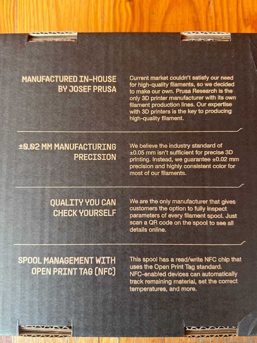 Filament PETG Prusament Galaxy Black 1kg - Prusa Research (Nou, sigilat)