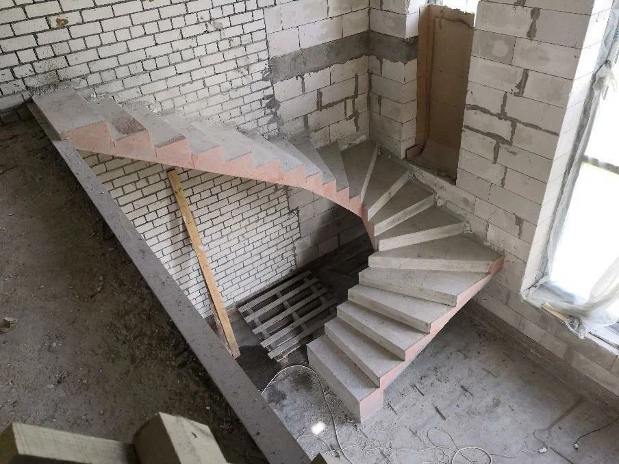 Лестницы из бетона