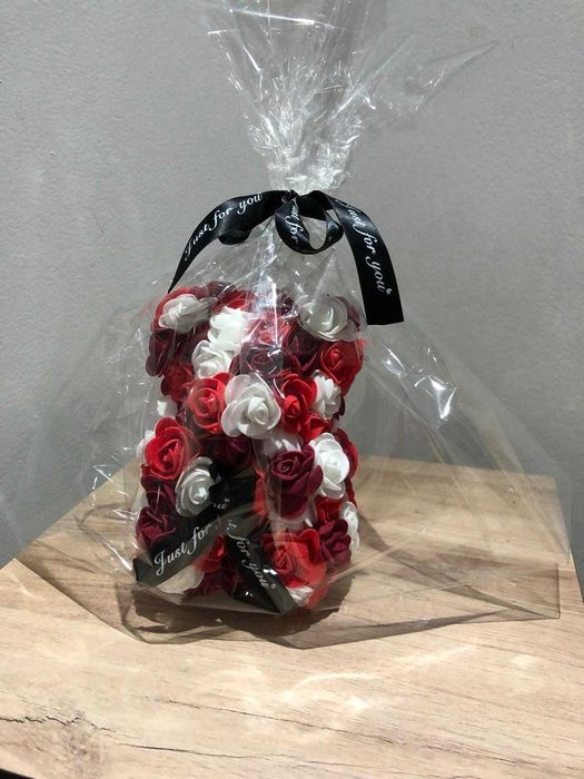 Ursuleț/Iepuraș din trandafiri de săpun