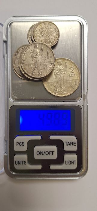 11 Monede argint Romania